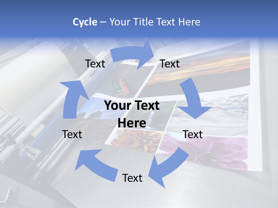 Business Printer Publish PowerPoint Template