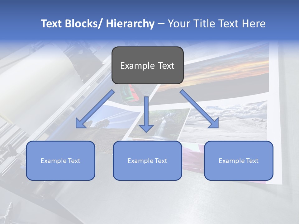 Business Printer Publish PowerPoint Template