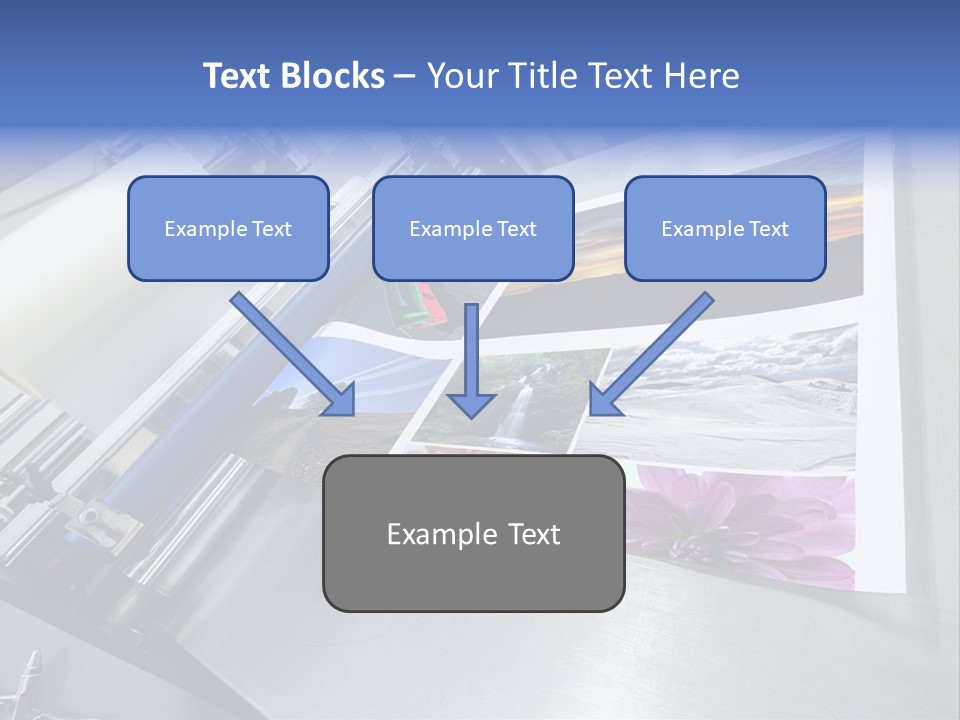 Business Printer Publish PowerPoint Template