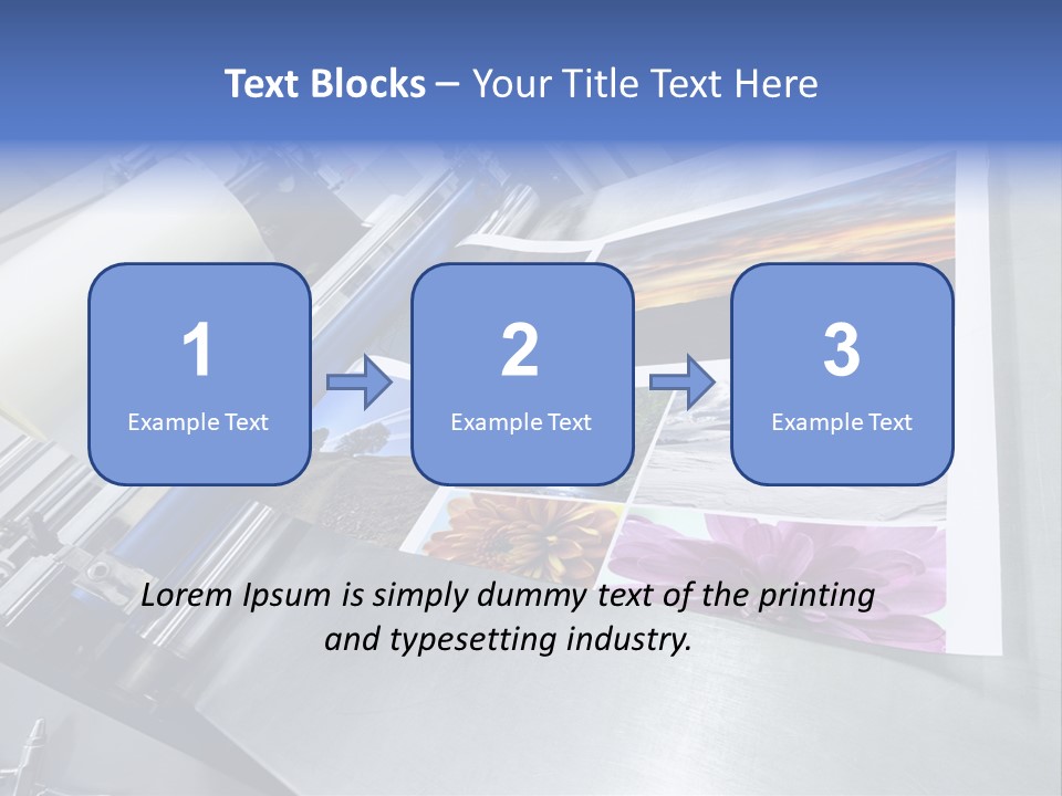Business Printer Publish PowerPoint Template