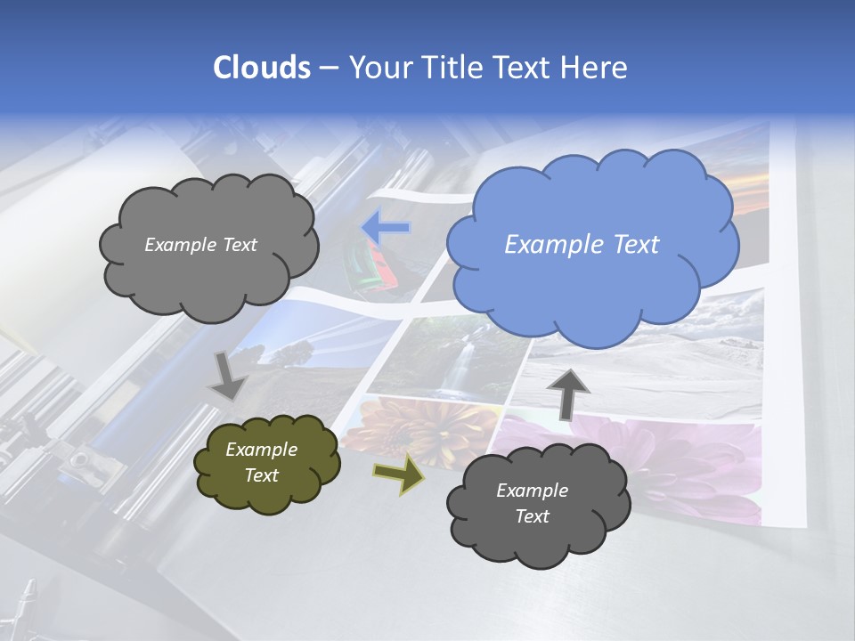 Business Printer Publish PowerPoint Template
