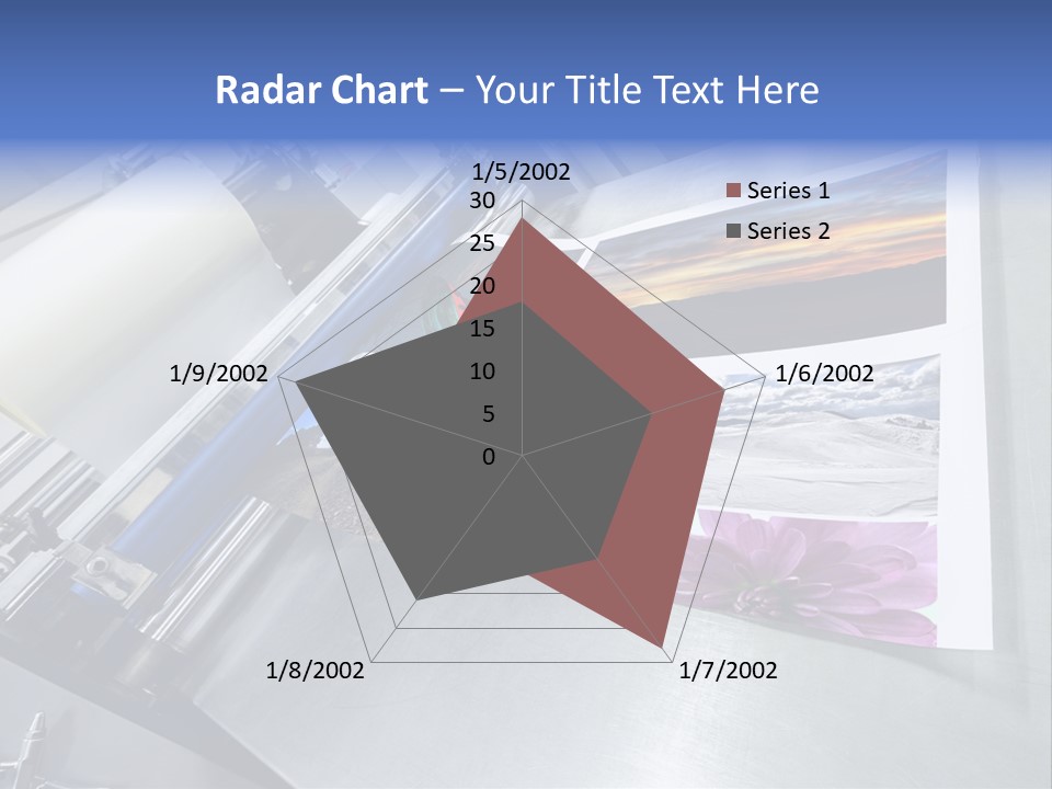 Business Printer Publish PowerPoint Template