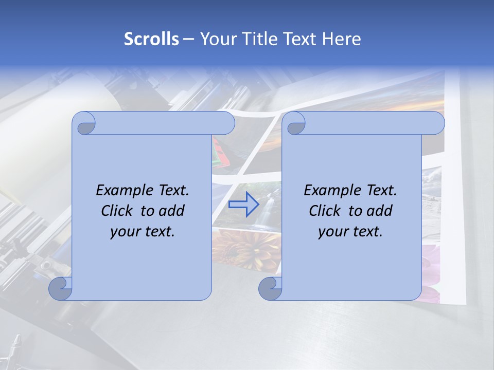 Business Printer Publish PowerPoint Template