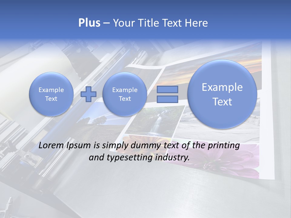 Business Printer Publish PowerPoint Template