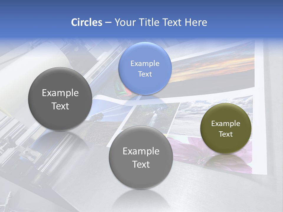 Business Printer Publish PowerPoint Template