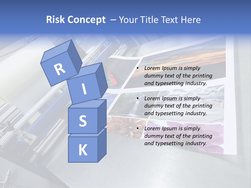 Business Printer Publish PowerPoint Template