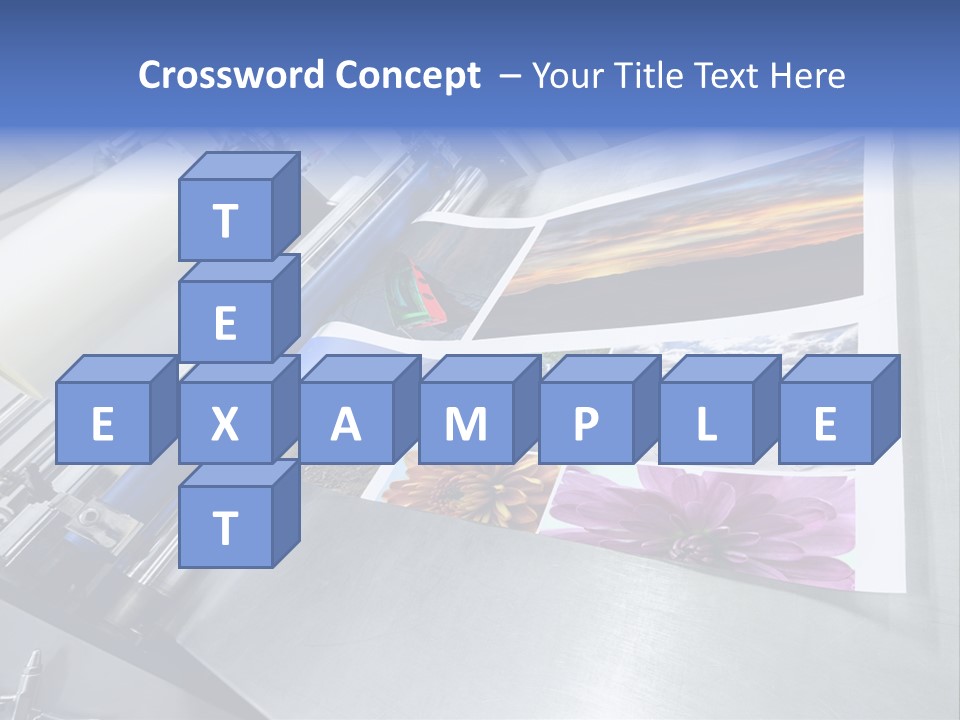 Business Printer Publish PowerPoint Template