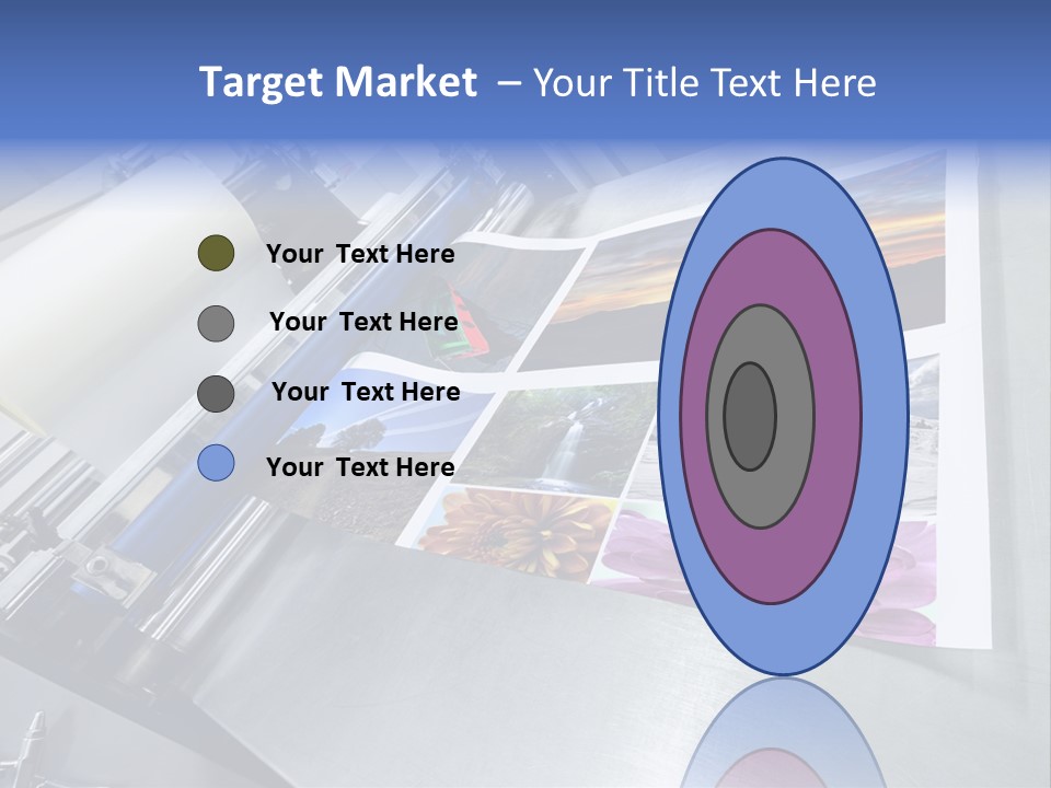 Business Printer Publish PowerPoint Template