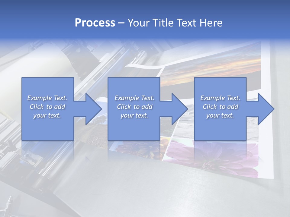 Business Printer Publish PowerPoint Template