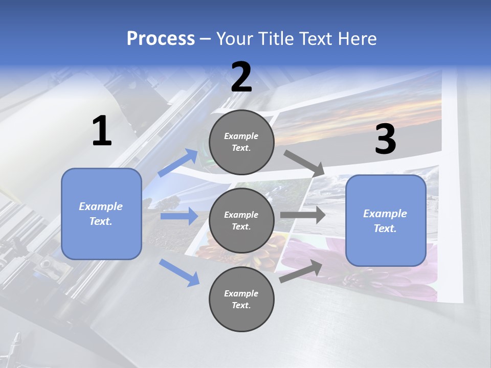 Business Printer Publish PowerPoint Template