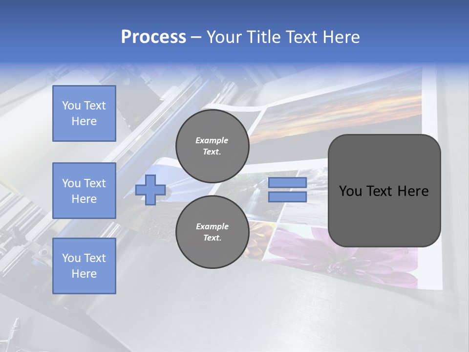 Business Printer Publish PowerPoint Template