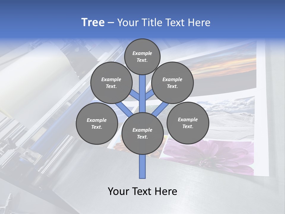 Business Printer Publish PowerPoint Template