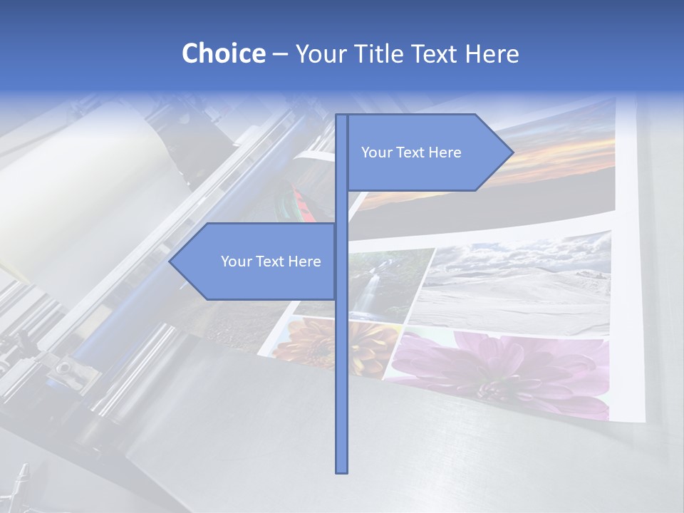 Business Printer Publish PowerPoint Template