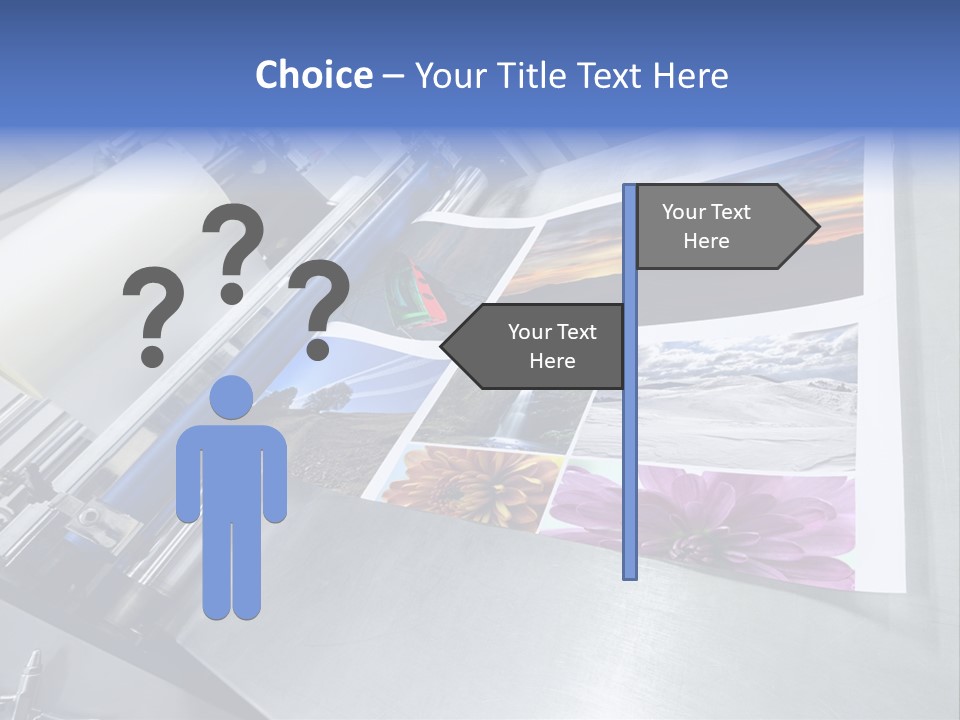 Business Printer Publish PowerPoint Template