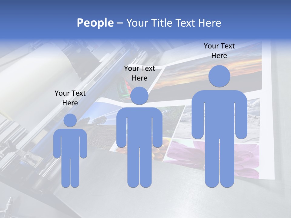 Business Printer Publish PowerPoint Template