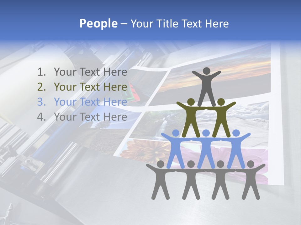 Business Printer Publish PowerPoint Template