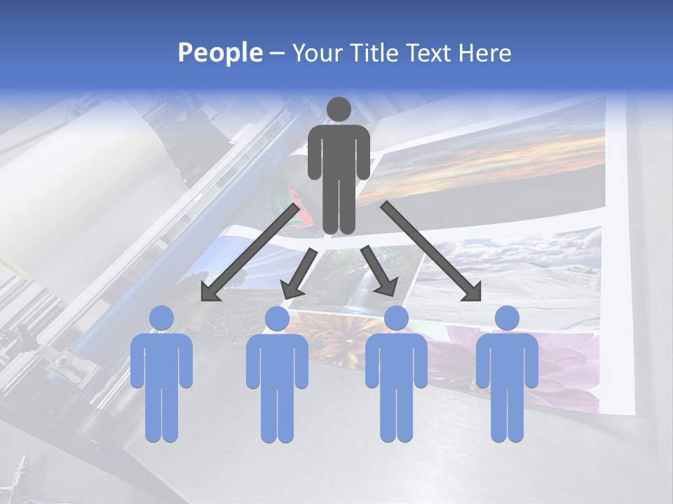 Business Printer Publish PowerPoint Template