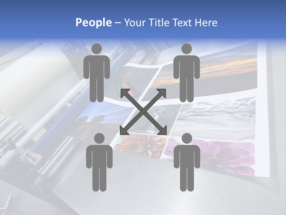 Business Printer Publish PowerPoint Template