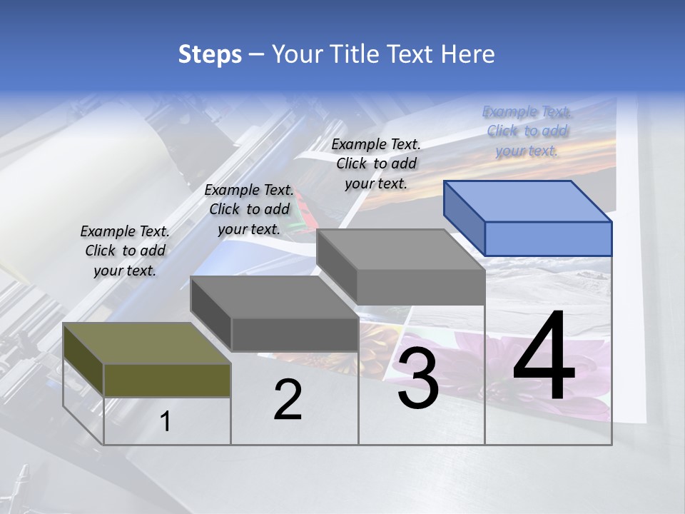 Business Printer Publish PowerPoint Template