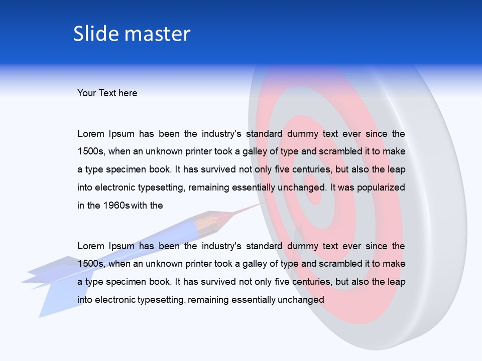 Miss Coming Concept PowerPoint Template