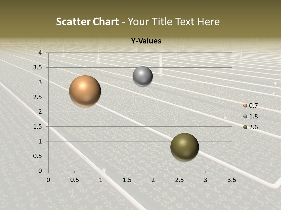 A Large Greenhouse Filled With Lots Of Plants PowerPoint Template