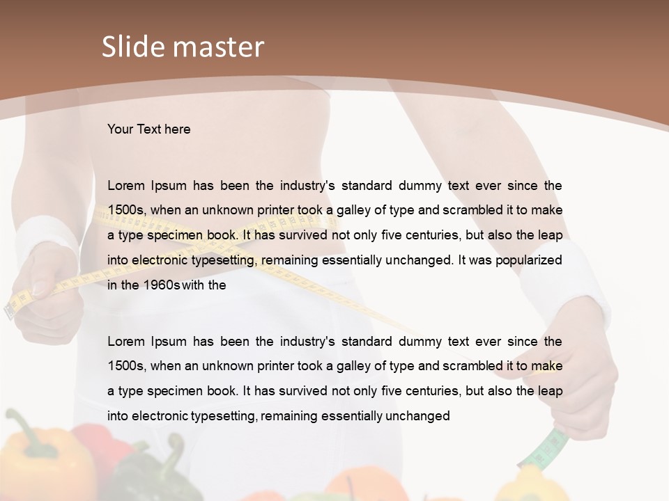 Caucasian Cafe Romance PowerPoint Template