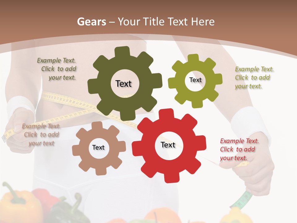 Caucasian Cafe Romance PowerPoint Template