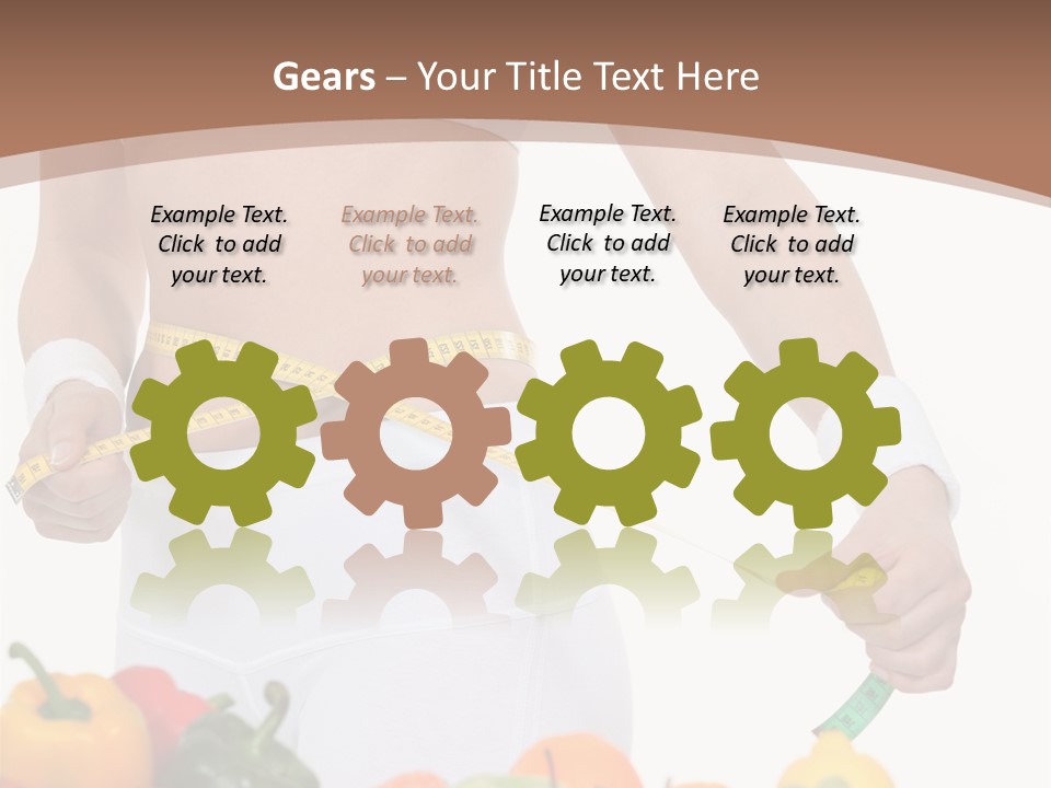 Caucasian Cafe Romance PowerPoint Template