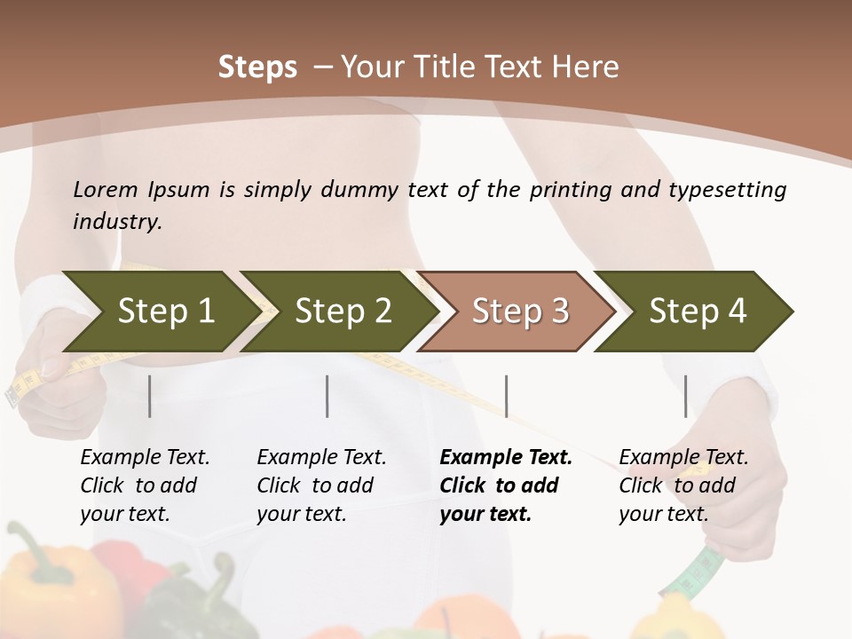 Caucasian Cafe Romance PowerPoint Template