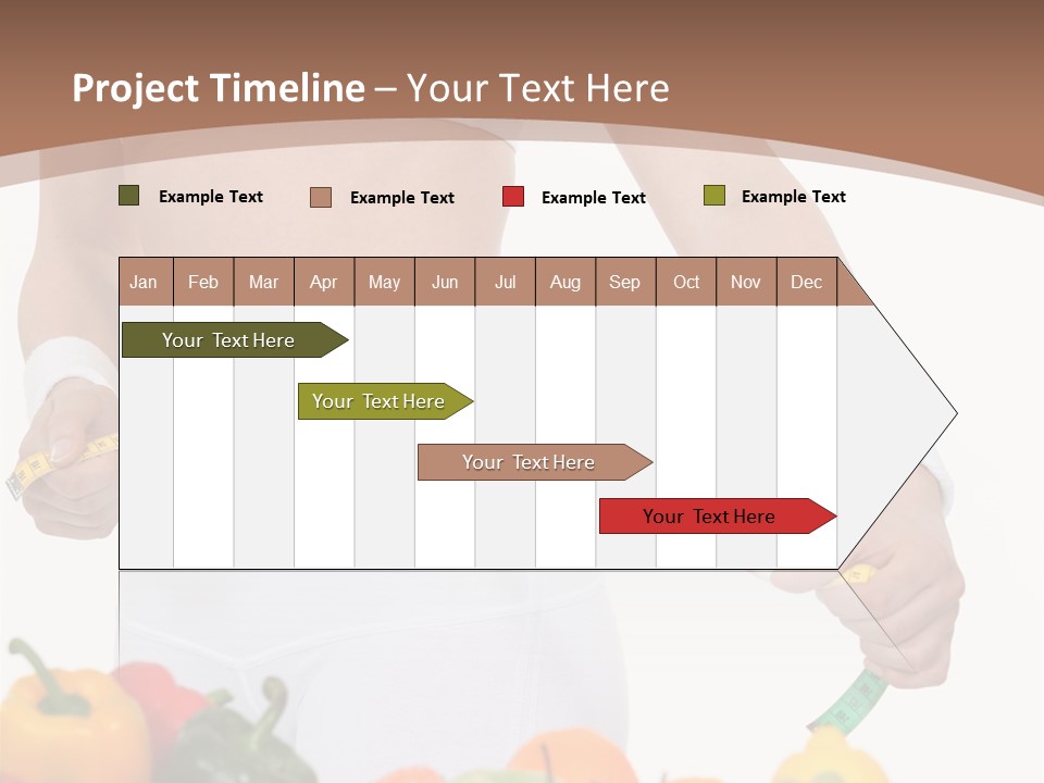 Caucasian Cafe Romance PowerPoint Template