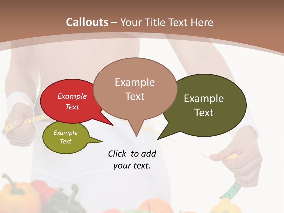 Caucasian Cafe Romance PowerPoint Template