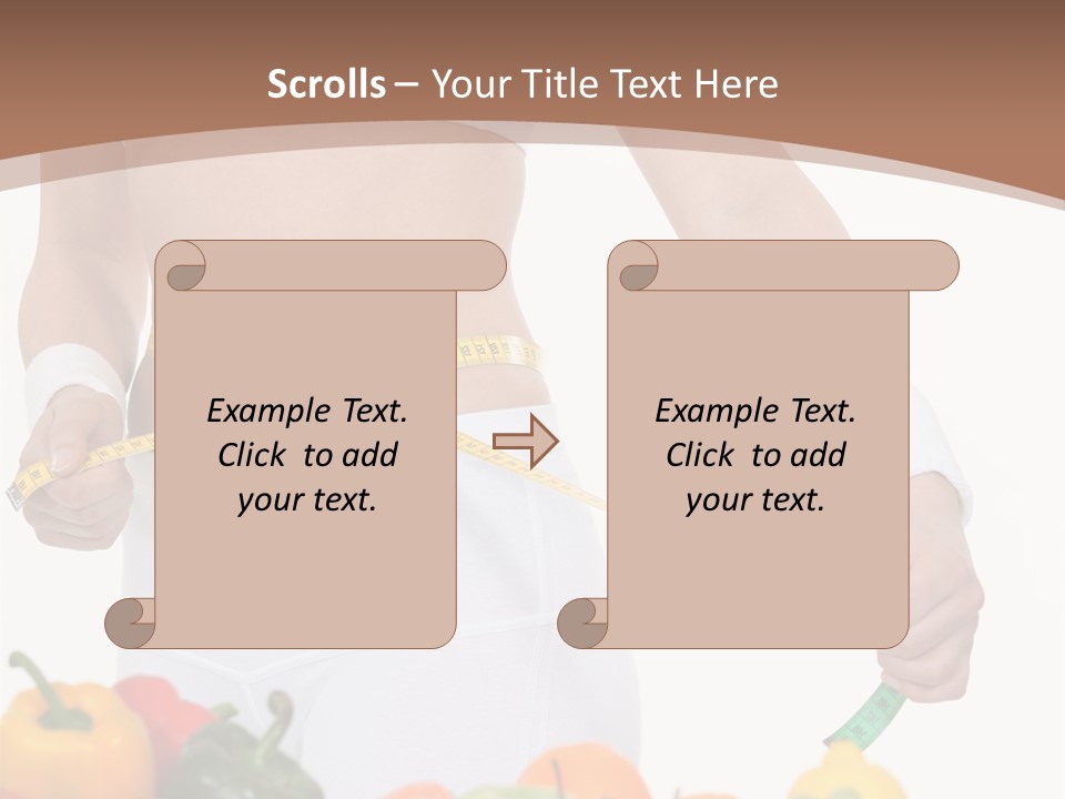 Caucasian Cafe Romance PowerPoint Template