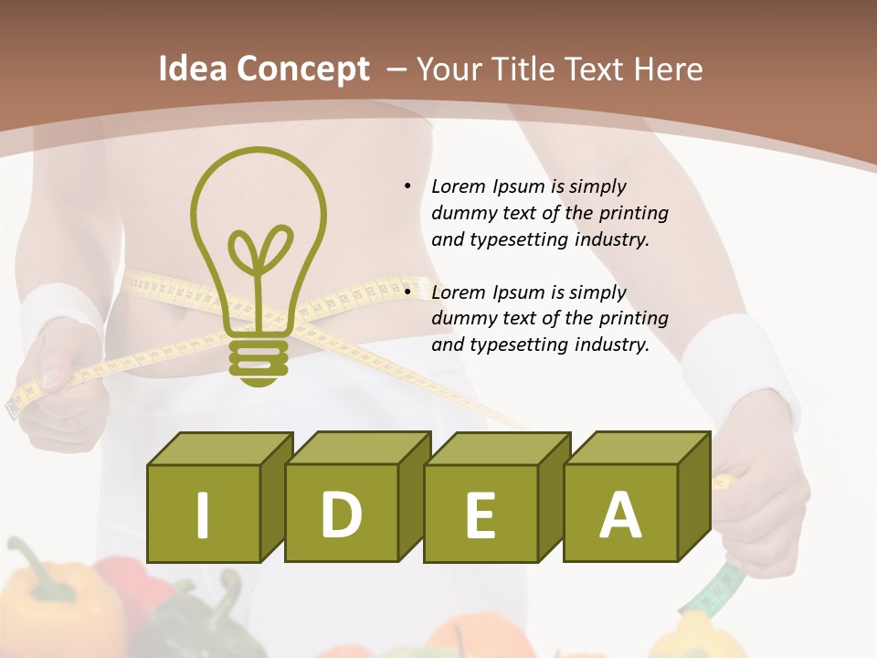 Caucasian Cafe Romance PowerPoint Template