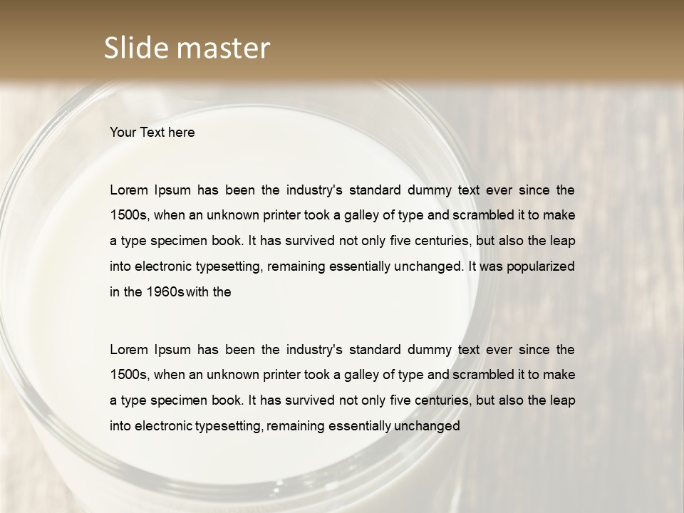 Cow Nutrition Health PowerPoint Template