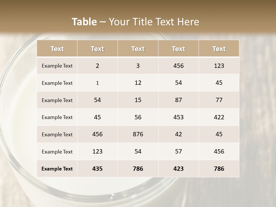 Cow Nutrition Health PowerPoint Template