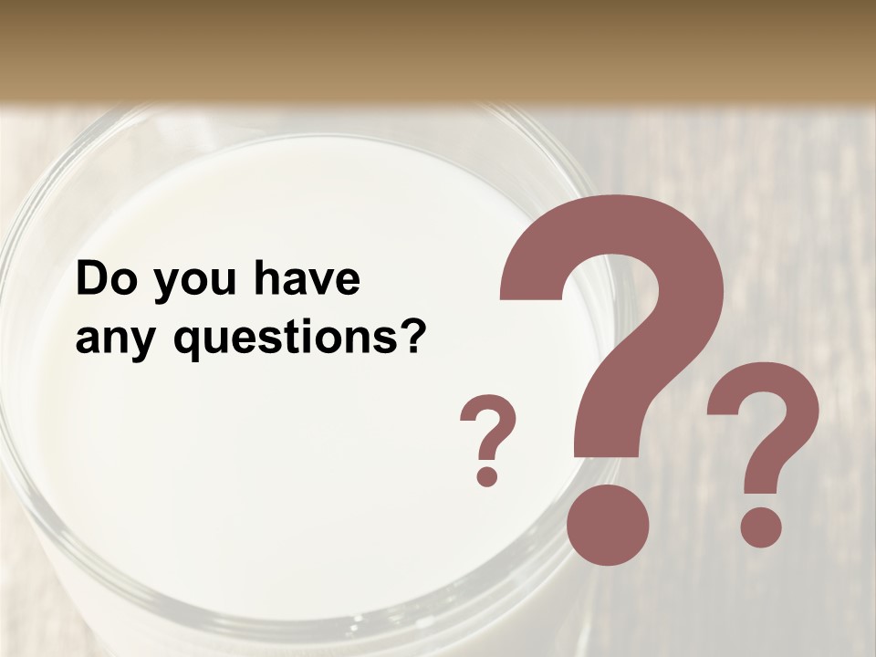 Cow Nutrition Health PowerPoint Template