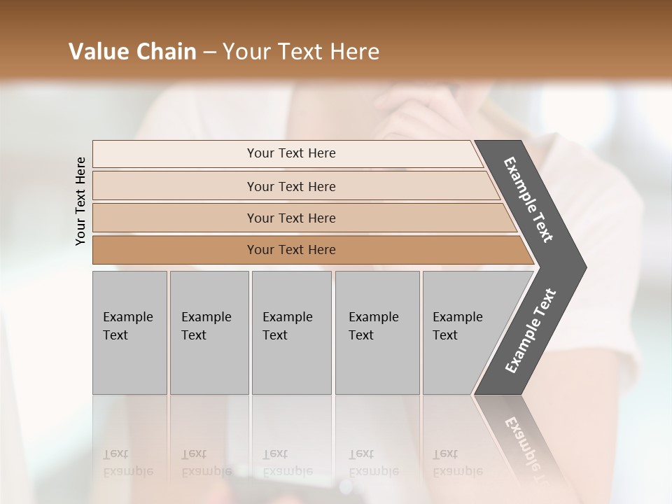 Worker Mobile Business PowerPoint Template