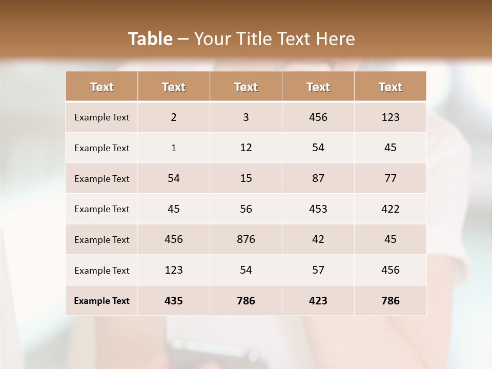 Worker Mobile Business PowerPoint Template