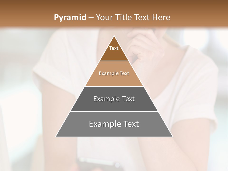 Worker Mobile Business PowerPoint Template