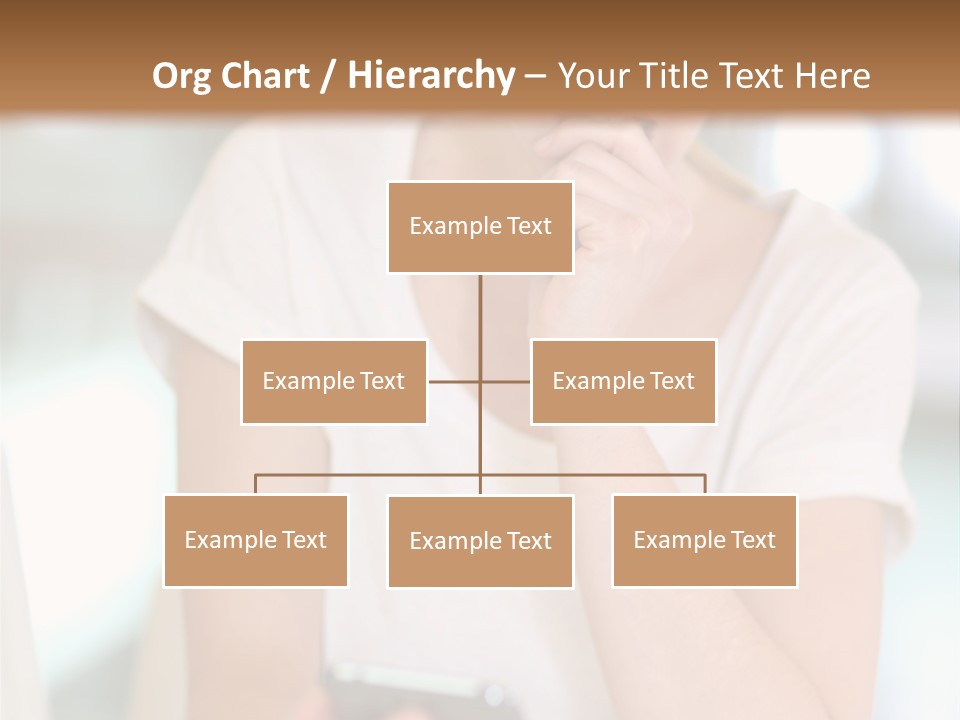 Worker Mobile Business PowerPoint Template
