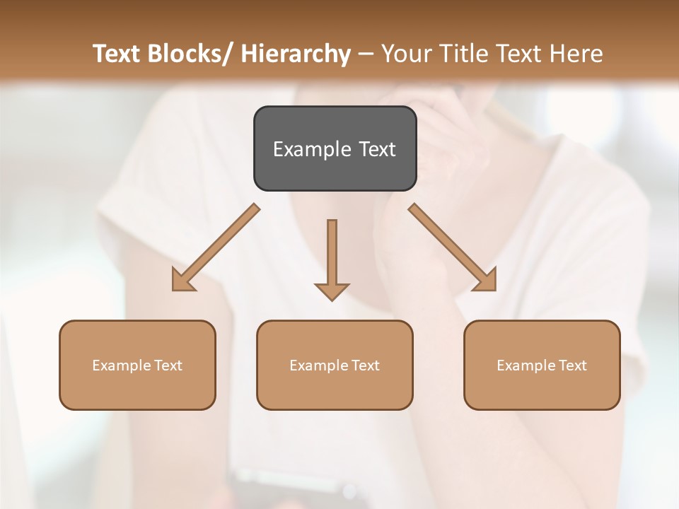 Worker Mobile Business PowerPoint Template