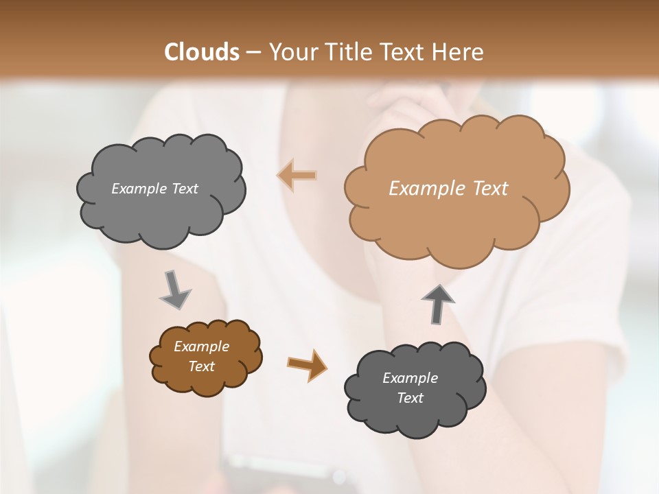 Worker Mobile Business PowerPoint Template