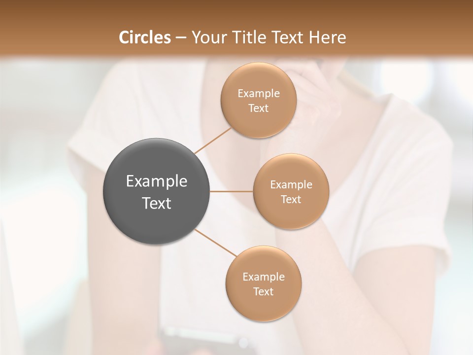 Worker Mobile Business PowerPoint Template