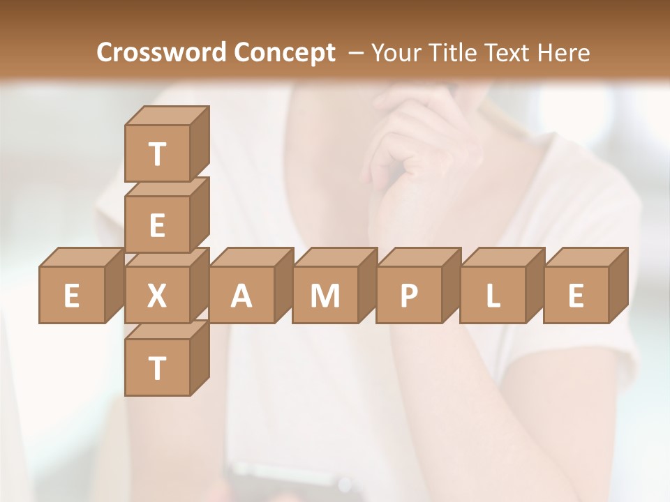 Worker Mobile Business PowerPoint Template