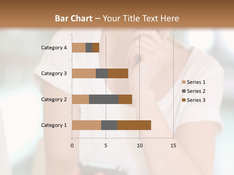 Worker Mobile Business PowerPoint Template
