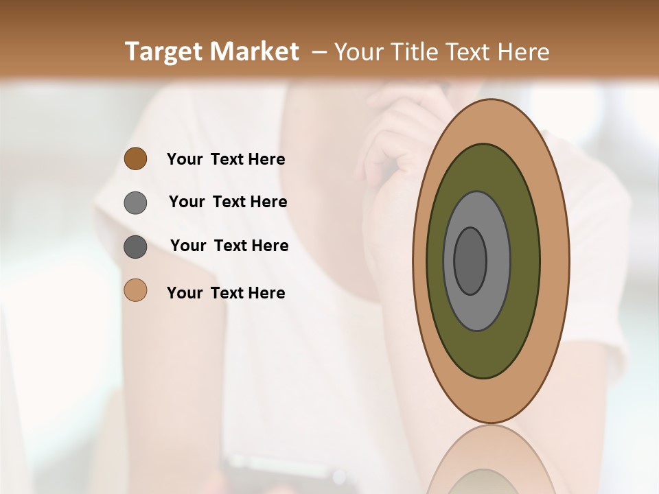 Worker Mobile Business PowerPoint Template