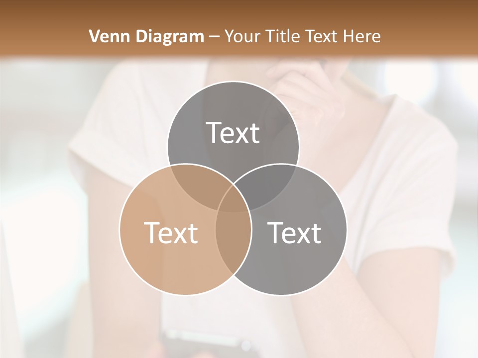 Worker Mobile Business PowerPoint Template