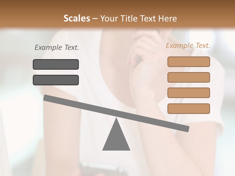 Worker Mobile Business PowerPoint Template