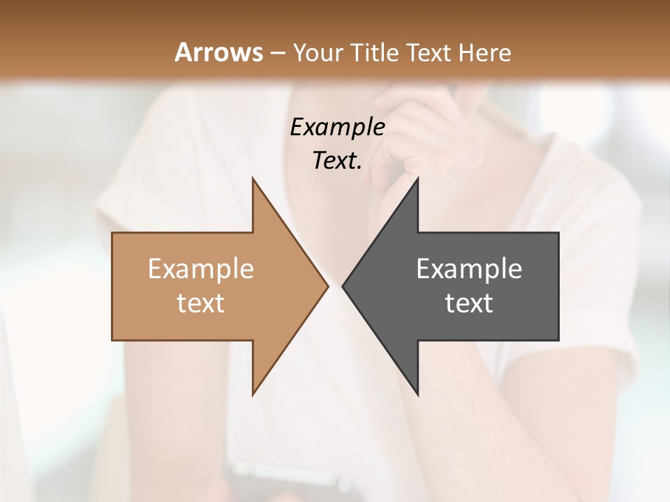 Worker Mobile Business PowerPoint Template