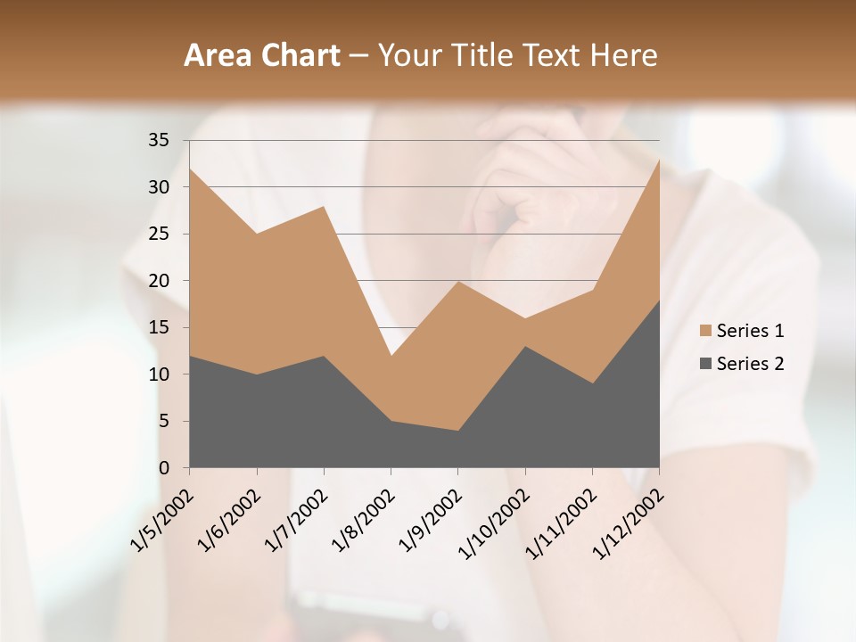 Worker Mobile Business PowerPoint Template